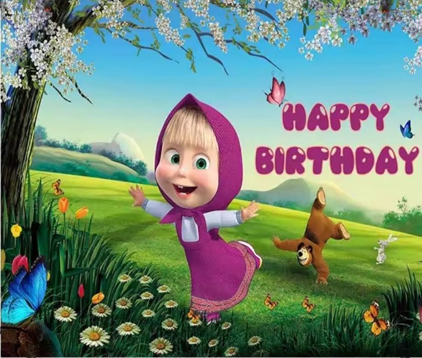 Парти сет Маша и мечокът, Алиса  и ,,Inside out"