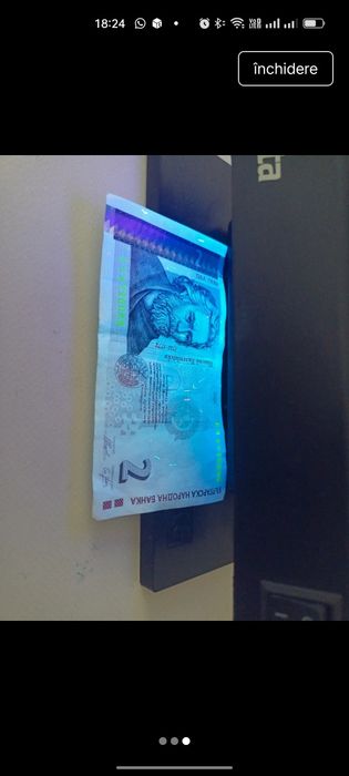 Aparat pentru detectat bancnote