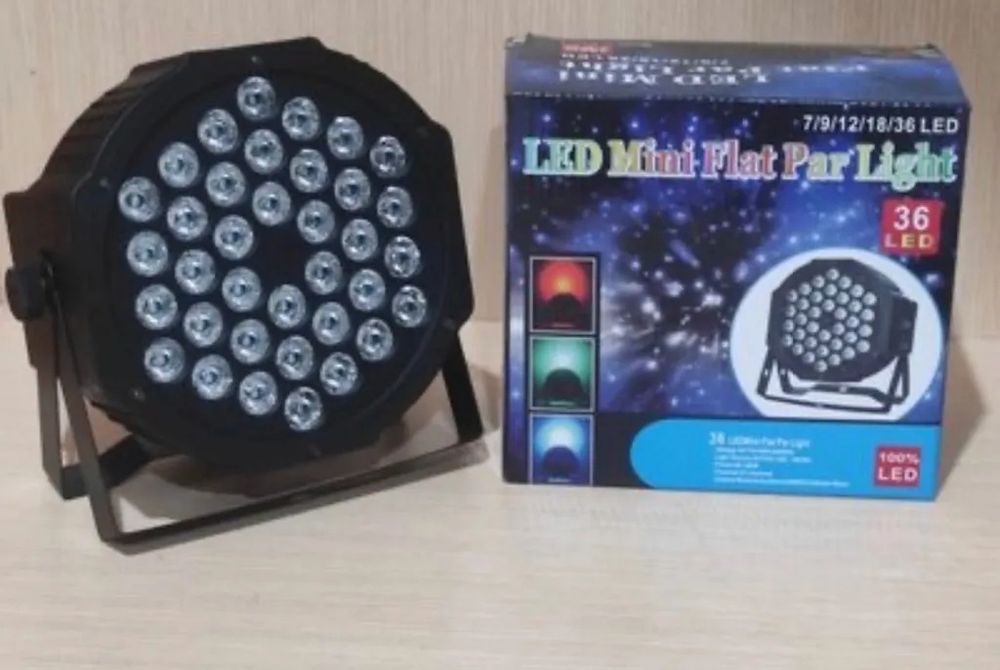 Диско прожектор с 9 LED  и  36 LED диода