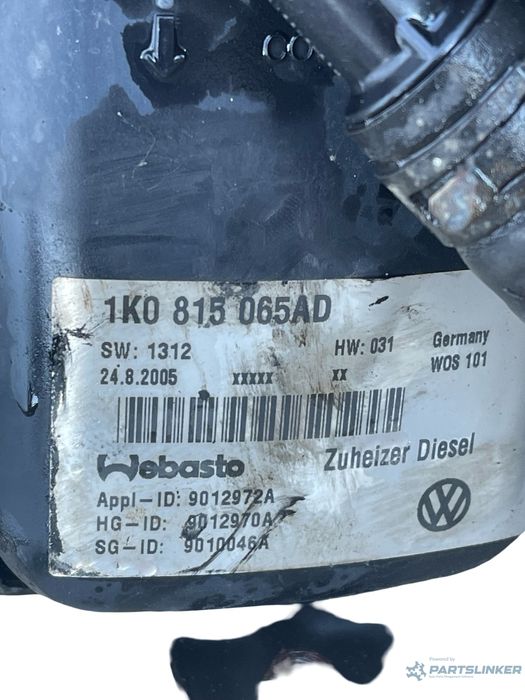 Webasto Volkswagen Touran 1T1, 1T2 2003 - 2010 1.9 Tdi Bkc 1K0815065Ad