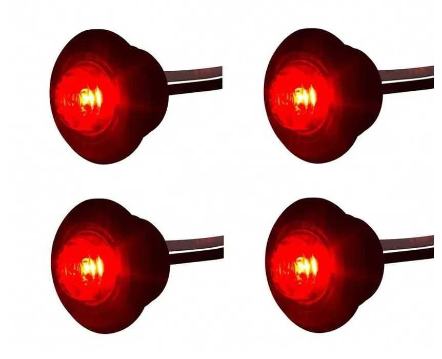 1бр. кръгли LED ЛЕД габарити за ролбар Eagle Eye 12-24V 3 цвята Полша