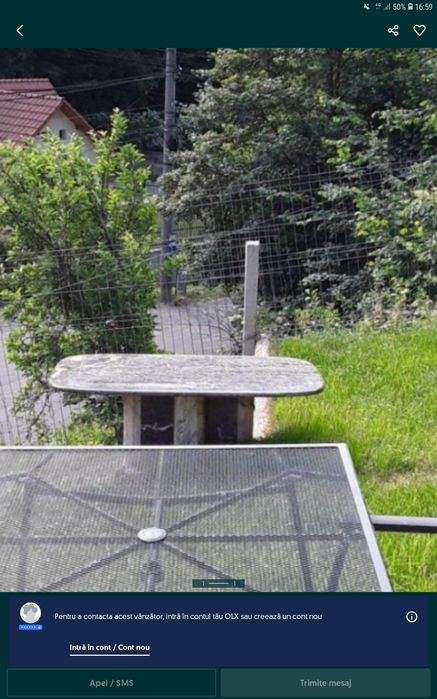 Vand umbrele și mese ...