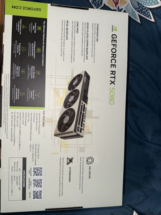 MSI GeForce RTX 5080 inspire 3x 16gb