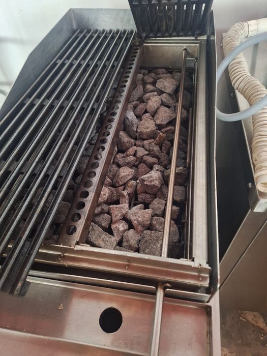 Grătar rocă vulcanică gaz Virtus plită electrica Modular 90x90