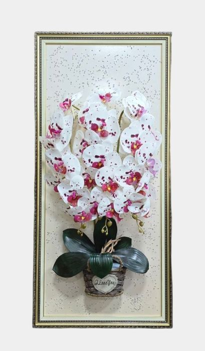 Картина гелевая Орхидея, цветы.