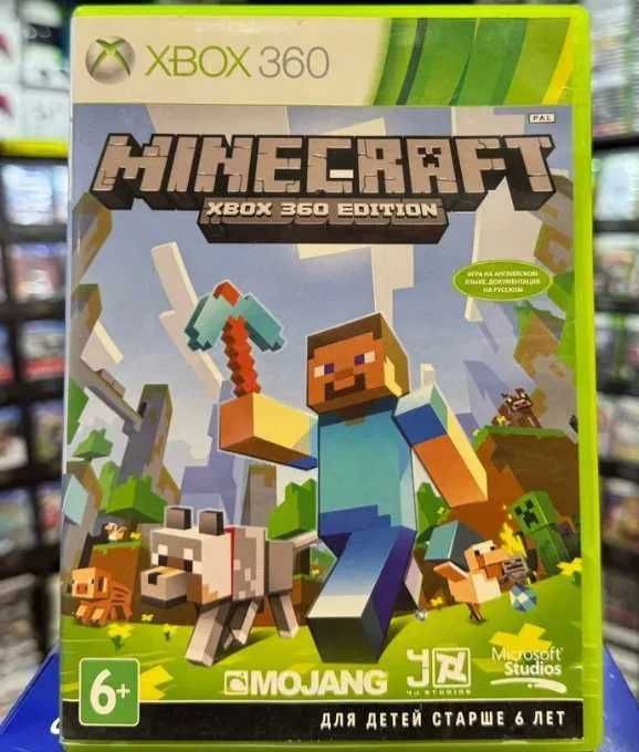 Игра Minecraft на Xbox 360 икс бокс майнкрафт