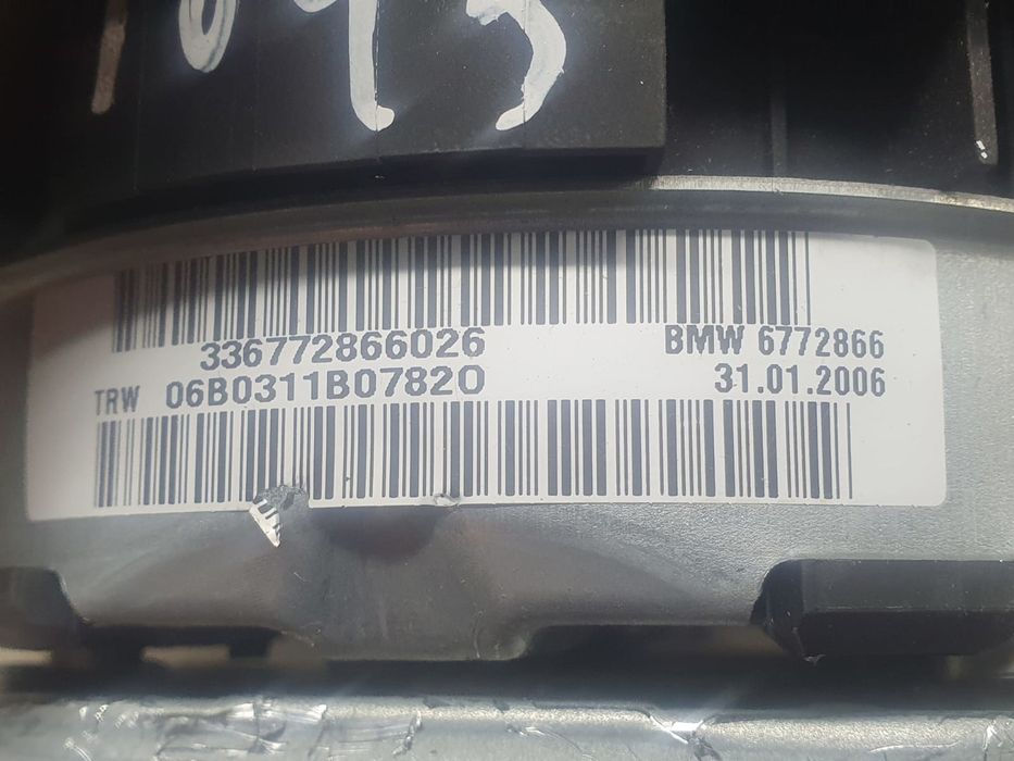Airbag sofer 6772866 BMW Seria 3 E90 (2004 - 2010) 2.0 benzina N46B20O1 2.0 benzina N46B20O1