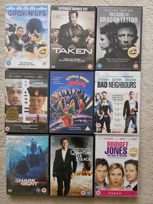 Оригинални DVD от лична колекция на Английски език