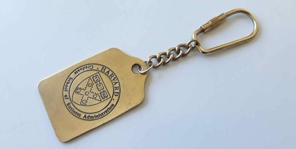 Breloc Chei Harvard University School Original , Bronz, copii