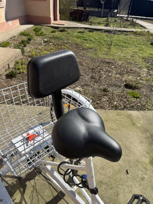 Tricicletă pentru adulți cu coș mare – noua