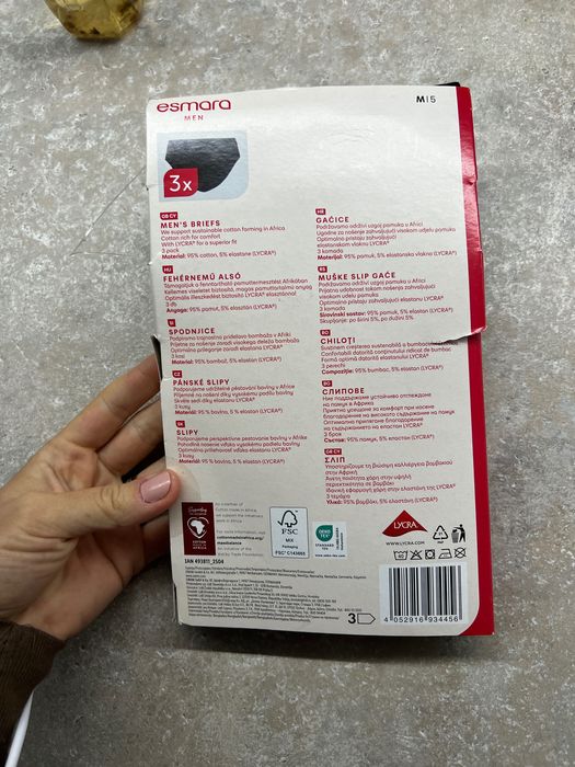 Set chiloți bărbați M