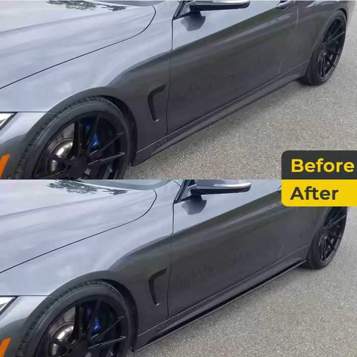 Set Extensii Prelungiri Praguri Laterale Dedicate BMW Seria 1 F20 F21 (2011-2019), Negru Lucios