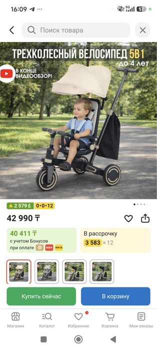 Трёхколёсный велосипед Wingoffly Urban Rider S17-88