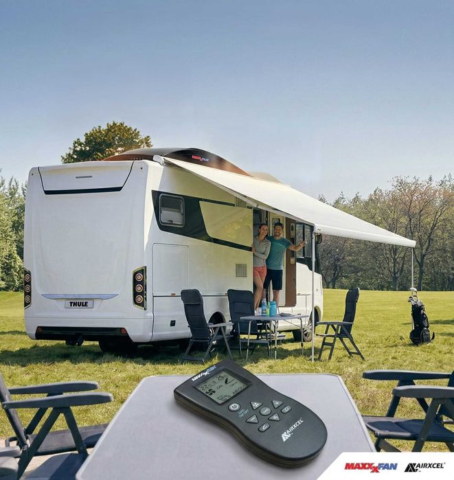 MAXXFAN Deluxe Ventilator de acoperis - Fumuriu