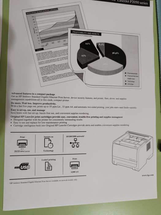Принтер HP 2055 dn.