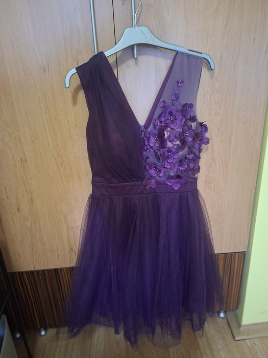 Salopetă neagră din plasă cu corset cu bretele spaghete marimea S-80 l