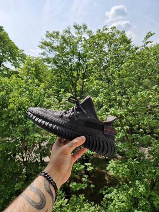 Yeezy Static Black 350 V2 + Cadou