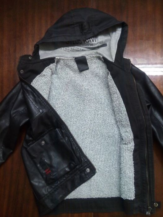 Кожаная куртка на мальчика 6 лет