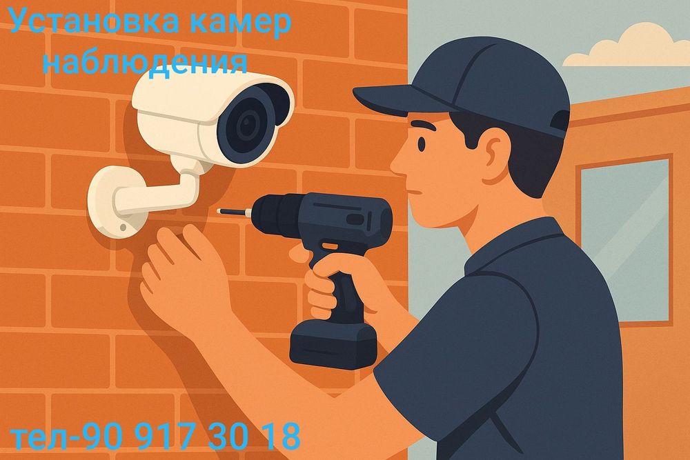 Установка камер наблюдения! Для дома дачи и офиса