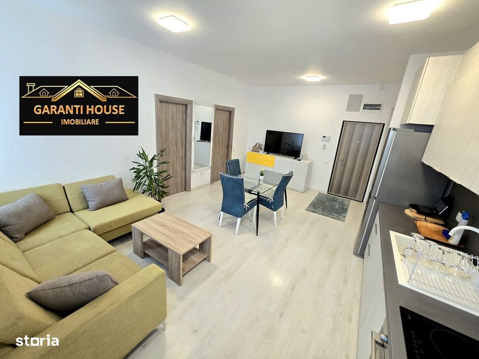 Zona McDonald's, bloc nou, apartament cu 2 camere, mobilat, 370€/Luna