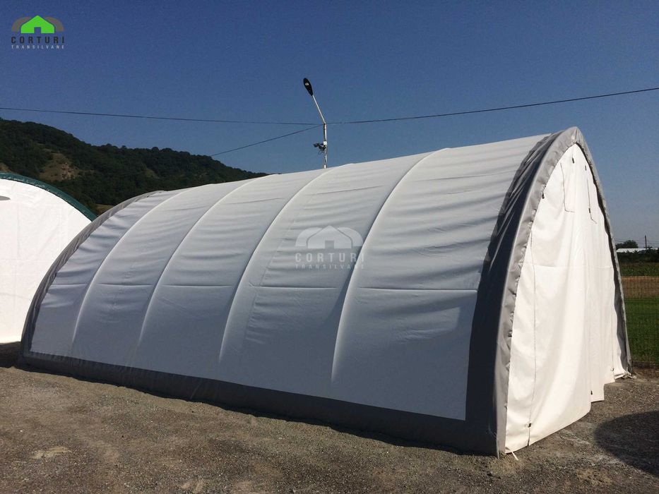 Cort industrial semirotund 6,1 x 9,15 x 3,66 m