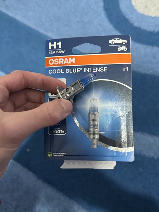 Set becuri Halogen H1 Osram