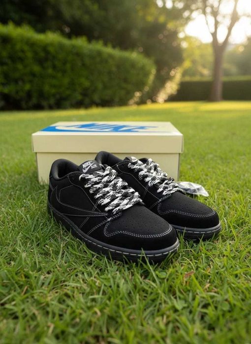 Adidasi Jordan 1 Low Dark Phantom - Premium - Full Box