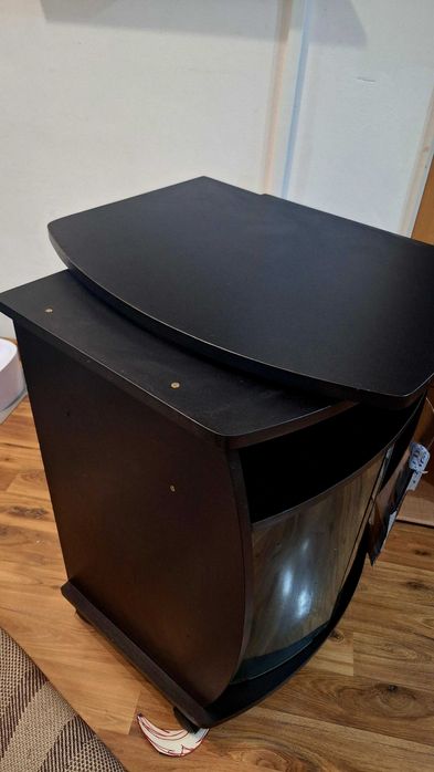 Черен TV шкаф/минибар