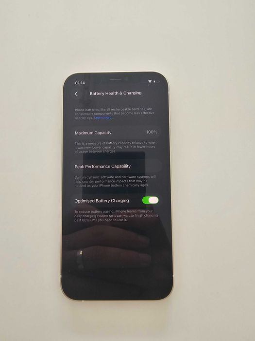 Iphone 12 64GB Alb 100% baterie