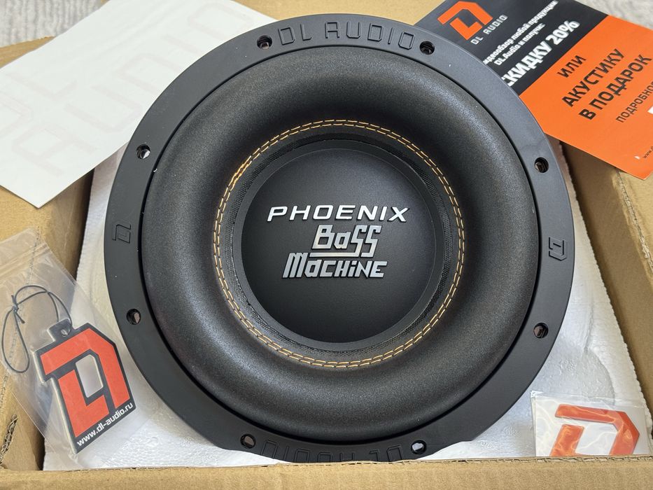 Сабвуфер/Sambufer Dl Audio Phoenix Bass Machine 10(1100RMS)machete,db