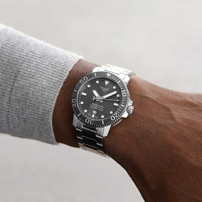Tissot Seastar 1000 Powermatic 80 Grey Dial