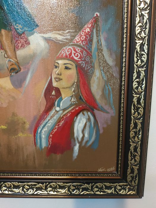Картина "Жүрек сыры", 36х46см