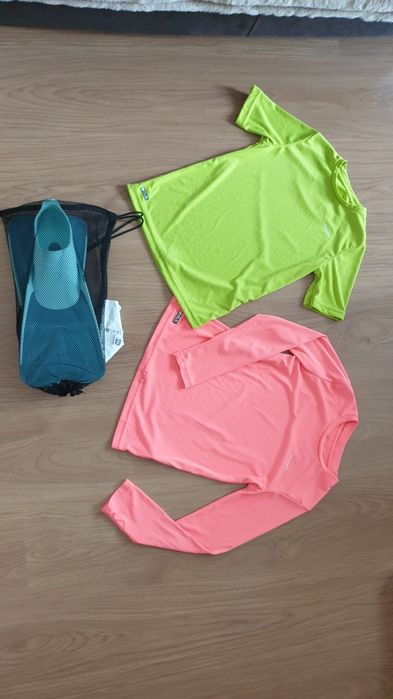 2 bluze upf 8-9 ani, labe inot 34/35 Decathlon