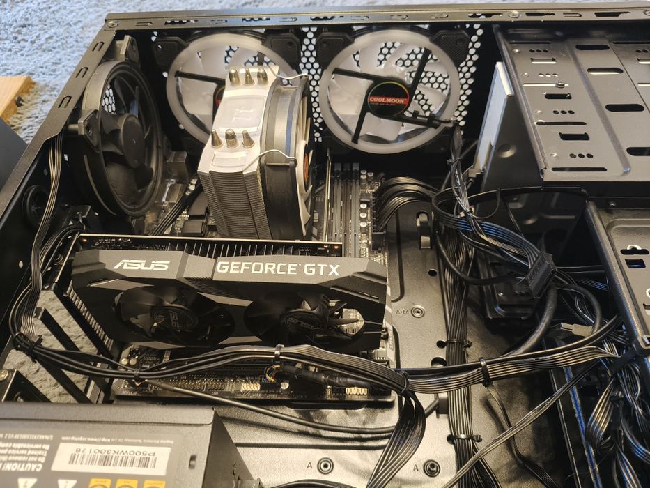 Pc buget: ryzen 5 3600X, b450, rx480 8gb, 16gb ram, m2 256gb, hdd 1tb, segotep 500W, cooler + carcasa thermaltake