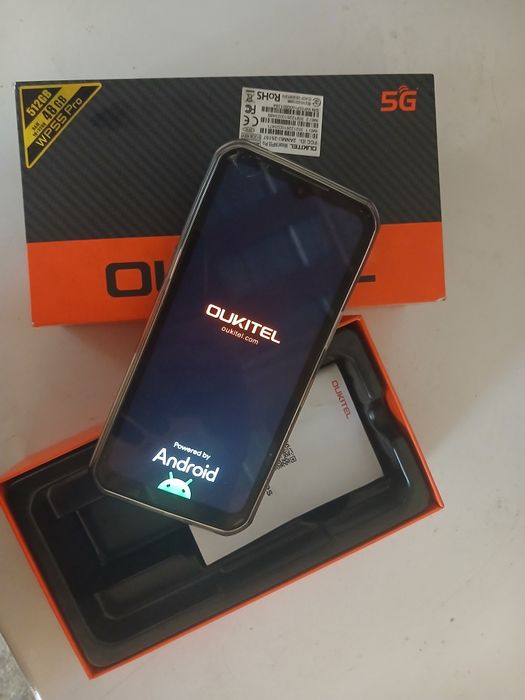 Telefon rezistent la șocuri, oukitel wp 55 pro 5g cu baterie 100% 512 GB 48 RAM 31 cicluri baterie