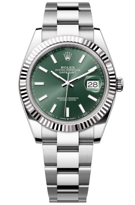 NEW Rolex Datejust 41mm Steel and White Gold 126334