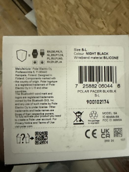 Ceas smartwatch Polar Pacer