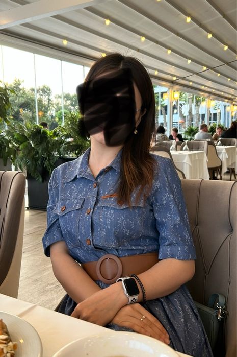 Платье джинсовая, турецкая