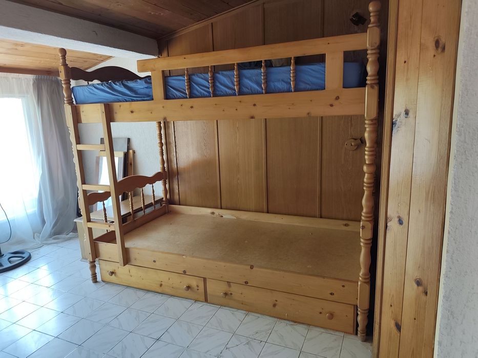 Двуетажно легло за матрак с размери 100/200