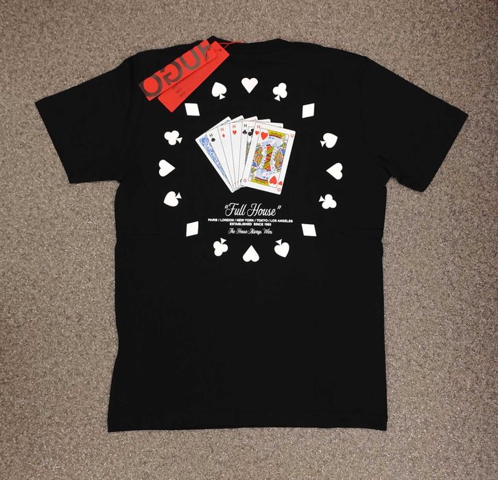 Мъжка тениска фланелка блуза памук Hugo Boss нов модел