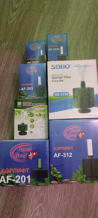 Аэрлифтные фильтры для аквариума