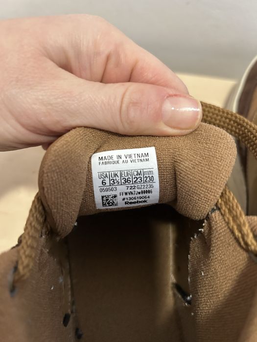 Кецове от естествена кожа Reebok Club CGEl Mid