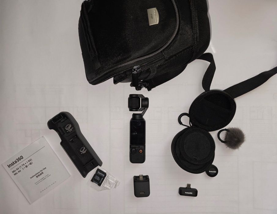 ПРОФЕСИОНАЛЕН ВЛОГ КИТ – DJI Osmo Pocket 3 + Insta360 Микрофон