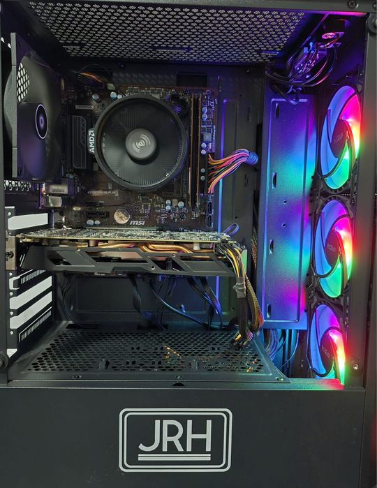 PC Gaming Ryzen 5 2600X 16GB DDR4 Placa video 8GB