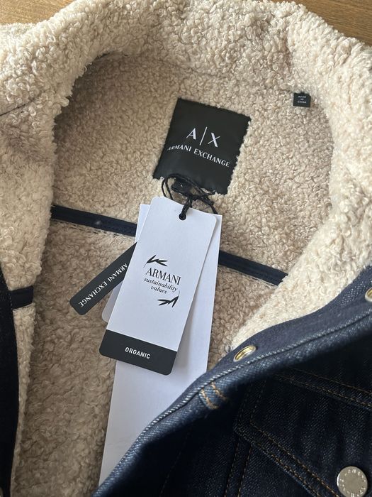 Дънково яке Armani Exchange Sherpa