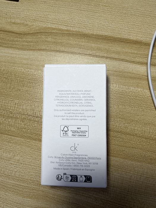 Продам духи Calvin Klein