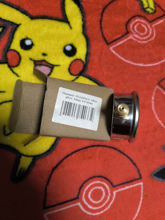 Manometru glicerynos 0-4 bar, TC Technic, 63mm, montare 1/4"