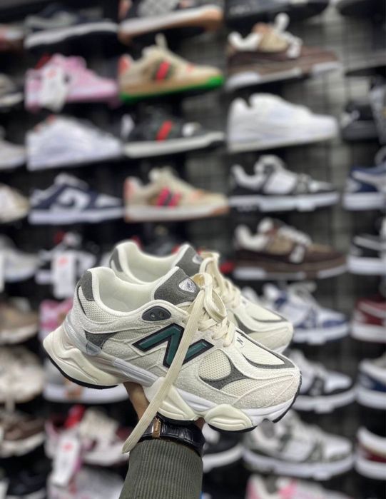 Adidasi New Balance 9060 White Green Low