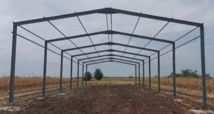 Vând hala metalica 10x25x3