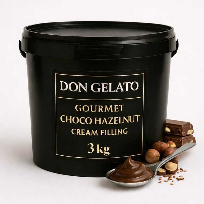 Гурме крем пълнеж шоко лешник Don Gelato | 1 кг / 3 кг / 10 кг